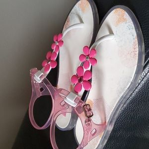 Sandals with flowers Flats Shoes  Size US 1 Youth